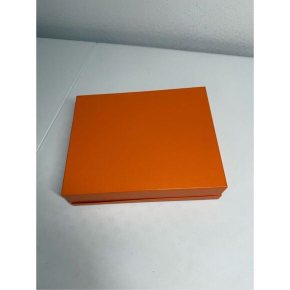 NEW HERMES ORAN SHEARLING WOOL ORANGE SANDALS WOMENS 41,5 EU/ 11 US See Notes - Picture 14 of 16